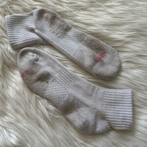 White Hanes socks